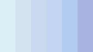Blue pastel colour palette