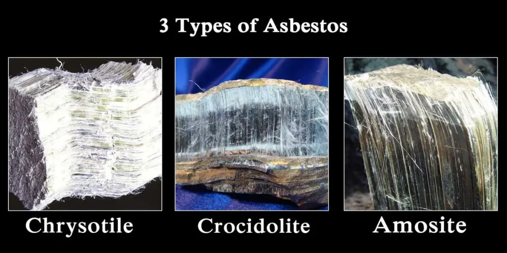 3 types of asbestos in the UK