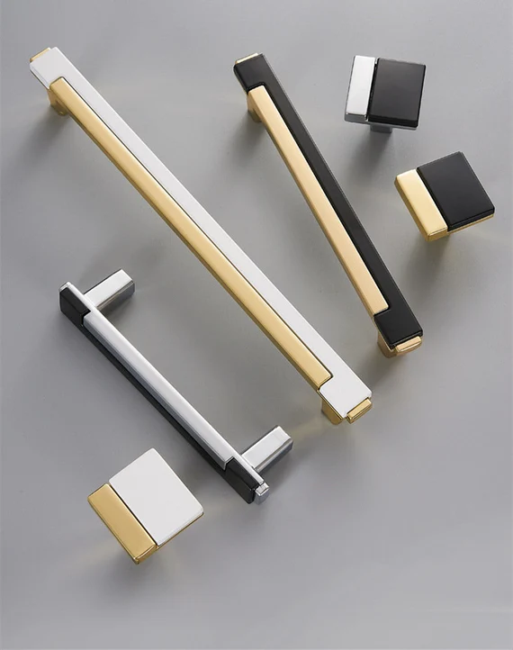 mixed metal cabinet handles and knobs