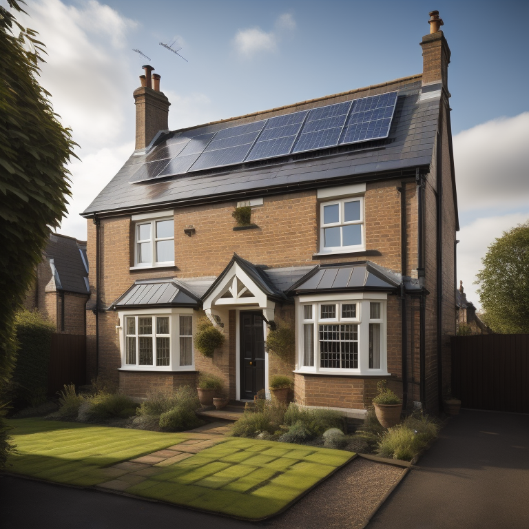 Solar on a 4 bed detached house