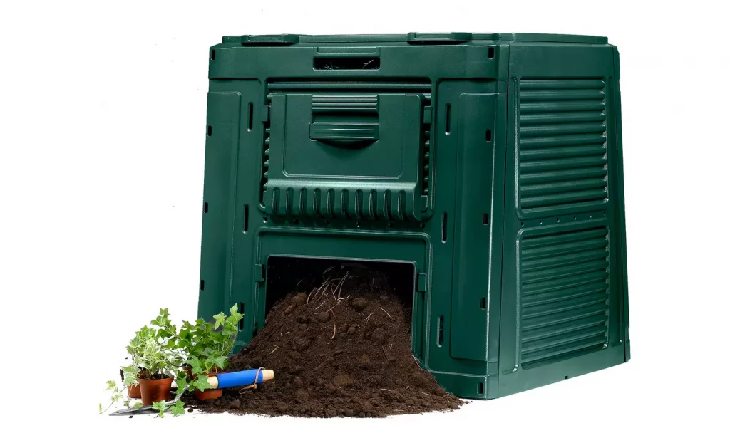 green composting bin for home/gardens