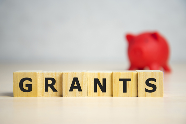 blocks spelling out grants for property insulation