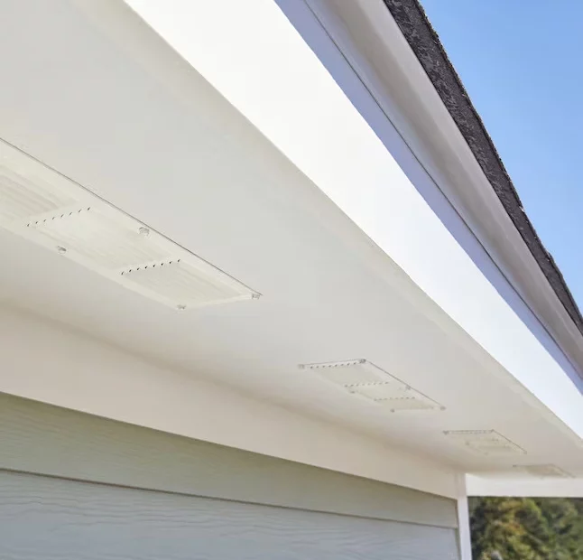 long white soffit vents in white soffit
